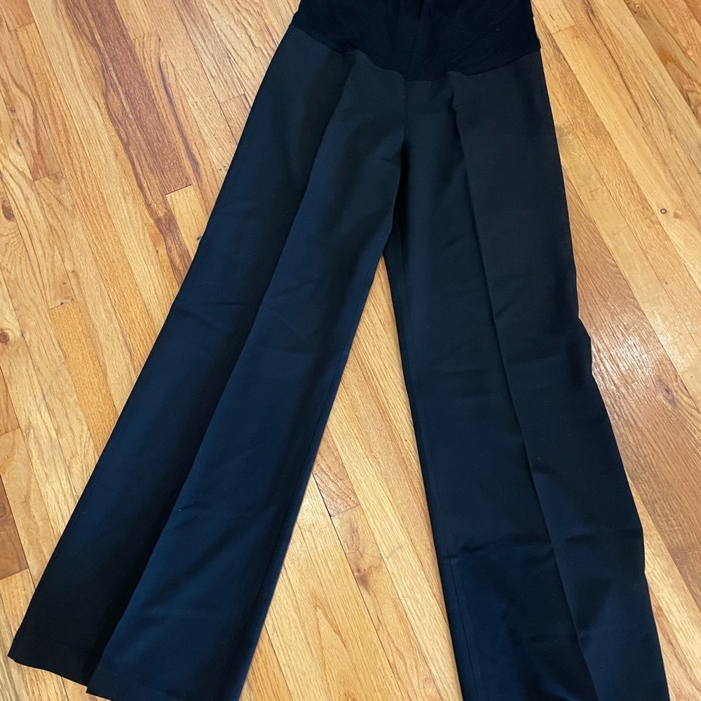Maternity dress pants. Two pairs, one brown one black both size extra small